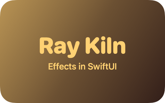 Kiln duotone, drawn by SwiftUI